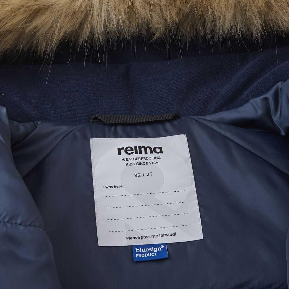 Toddler Snowsuit - Reima Lappi Waterproof Snowsuit, Navy