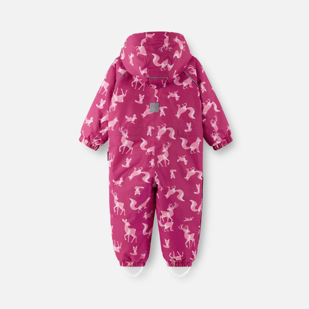 Toddler Snowsuit - Reima Lappi Overall, Rosy Berry
