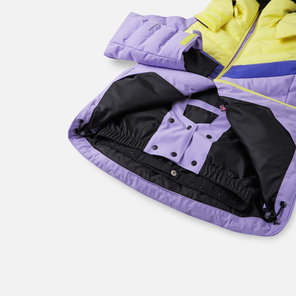 Reima Luppo Girls Ski Jacket, Blooming Lilac - waterproof puffer girls ski jacket in lilac