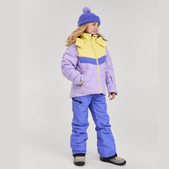 Reima Luppo Girls Ski Jacket, Blooming Lilac - waterproof puffer girls ski jacket in lilac