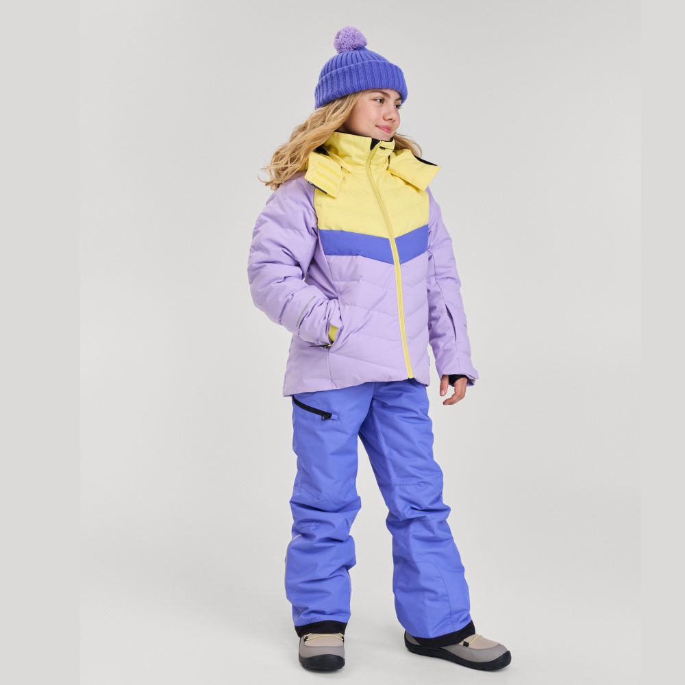 Reima Luppo Girls Ski Jacket, Blooming Lilac - waterproof puffer girls ski jacket in lilac