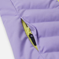 Reima Luppo Girls Ski Jacket, Blooming Lilac - waterproof puffer girls ski jacket in lilac