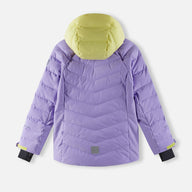 Reima Luppo Girls Ski Jacket, Blooming Lilac - waterproof puffer girls ski jacket in lilac
