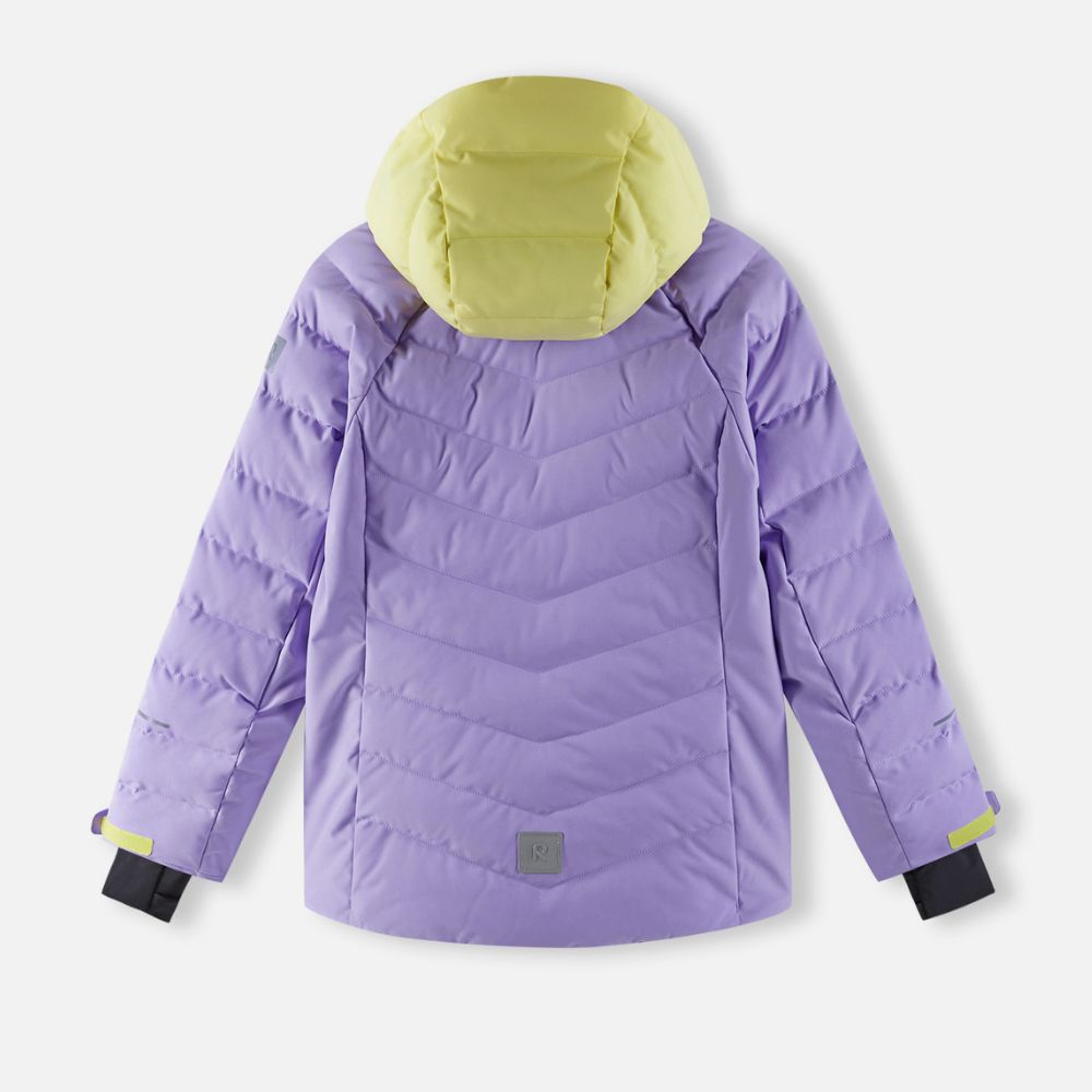 Reima Luppo Girls Ski Jacket, Blooming Lilac - waterproof puffer girls ski jacket in lilac