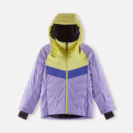 Reima Luppo Girls Ski Jacket, Blooming Lilac - waterproof puffer girls ski jacket in lilac