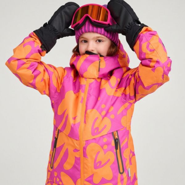 Reima Posio Girls Ski Jacket, Fuchsia - Waterproof to 12,000mm