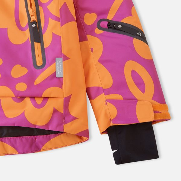 Reima Posio Girls Ski Jacket, Fuchsia - Waterproof to 12,000mm