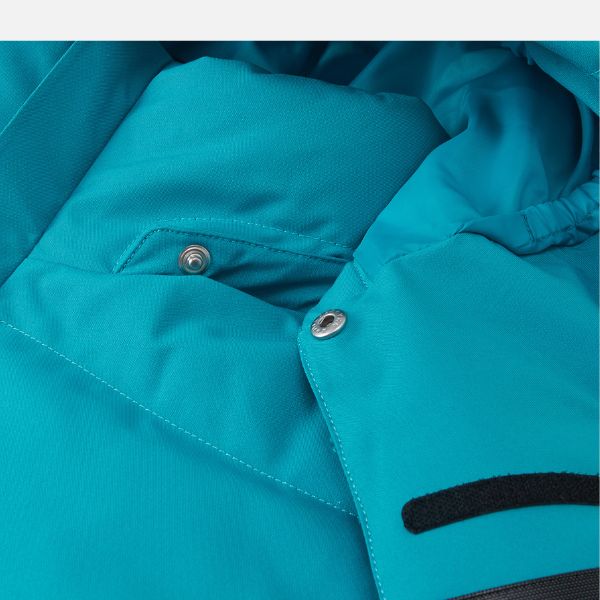 Reima Ranua Kids Waterproof Down Ski Jacket - Aquatic Blue