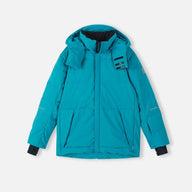 Reima Ranua Kids Waterproof Down Ski Jacket - Aquatic Blue
