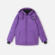 Reima Ranua Kids Waterproof Down Ski Jacket - Plum Purple
