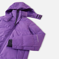 Reima Ranua Kids Waterproof Down Ski Jacket - Plum Purple