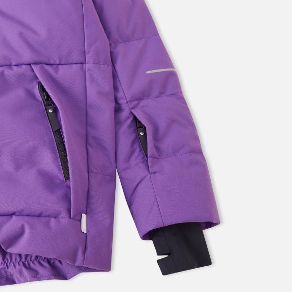 Reima Ranua Kids Waterproof Down Ski Jacket - Plum Purple