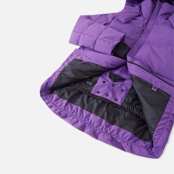 Reima Ranua Kids Waterproof Down Ski Jacket - Plum Purple