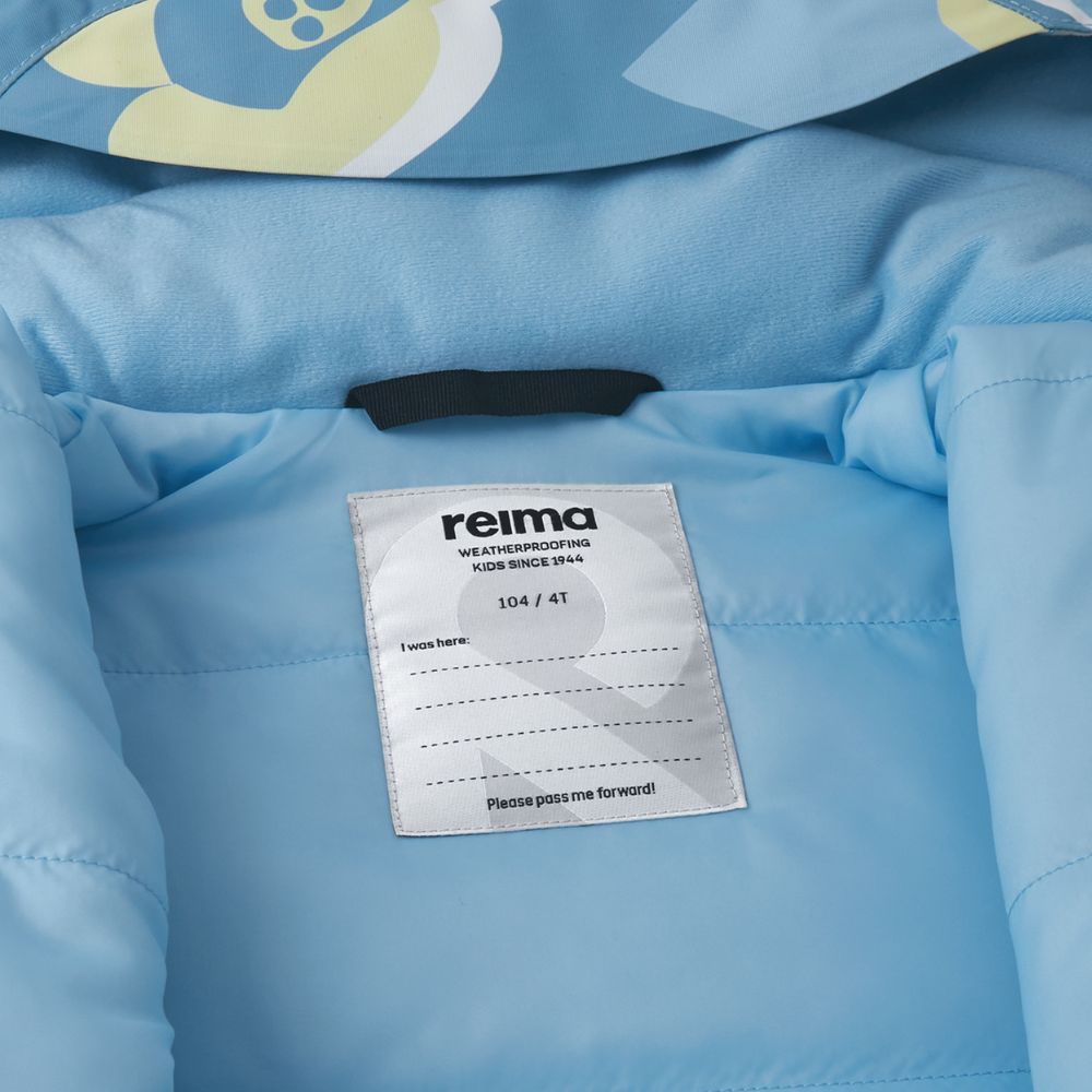 Reima Reach Kids Snowsuit, Cloudy Blue. Kids snowsuit for skiing, snowboarding and Lapland holidays
