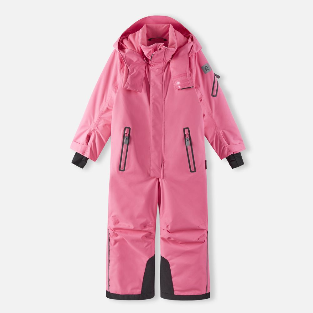 Girls Waterproof Snowsuit Soft Coral 