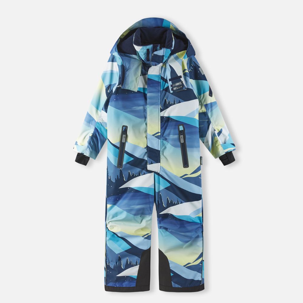 Reima Reach Kids Snowsuit, Blue Ocean,  SNowsuits for skiing and snowboarding 
