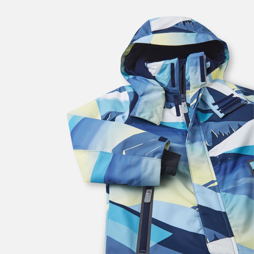 Reima Reach Kids Snowsuit, Blue Ocean,  SNowsuits for skiing and snowboarding 