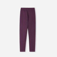 Reima Taitoa Super Soft Merino Thermal Set, Deep Purple, Kids Thermals, Little Skiers