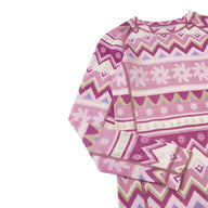 Reima Taitoa Super Soft Merino Thermal Set, Grey Pink