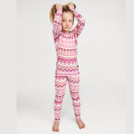 Reima Taitoa Super Soft Merino Thermal Set, Grey Pink