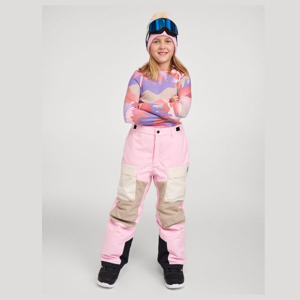 Reima Taitoa Super Soft Merino Thermal Set, Grey Pink