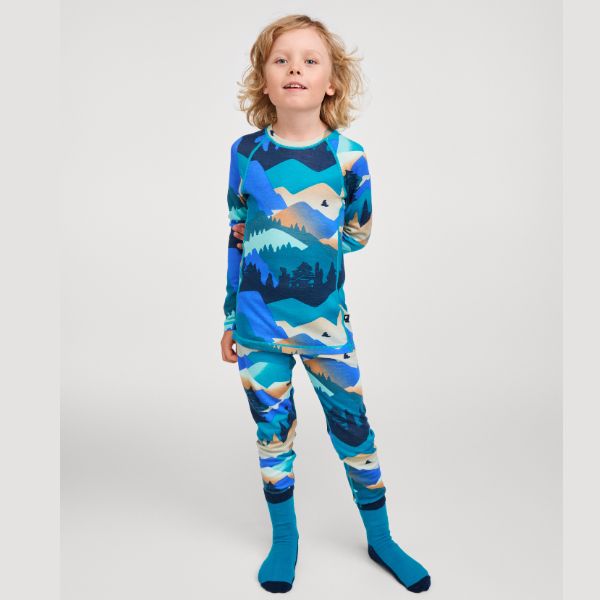 Reima Taitoa Super Soft Merino Thermal Set, Navy