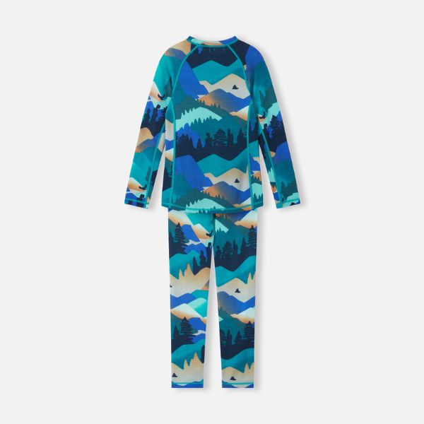 Reima Taitoa Super Soft Merino Thermal Set, Navy
