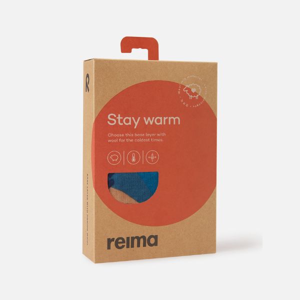 Reima Taitoa Super Soft Merino Thermal Set, Navy