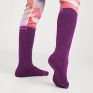 Reima Urheilu Kids Ski Socks - Full Cushion, Plum Purple