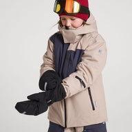 Super Warm Kids Ski Mittens - Reima Vanukko, Black