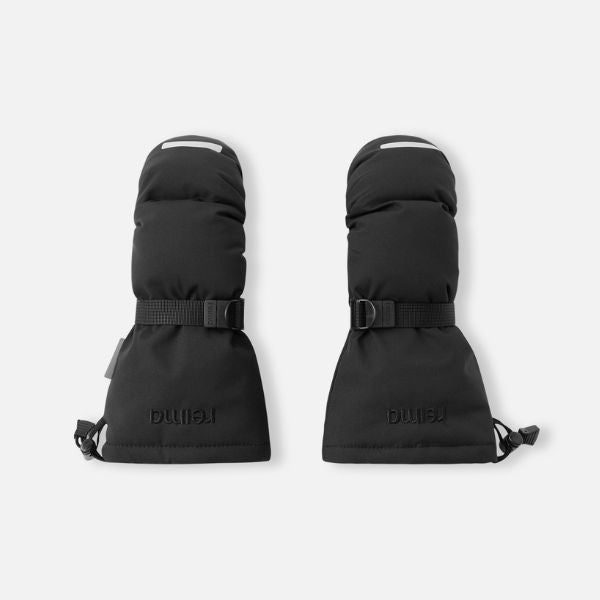 Super Warm Kids Ski Mittens - Reima Vanukko, Black