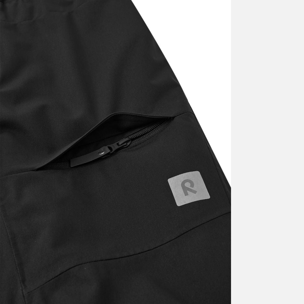 Reima Vuonelo Kids Bib Ski Pants,  Black