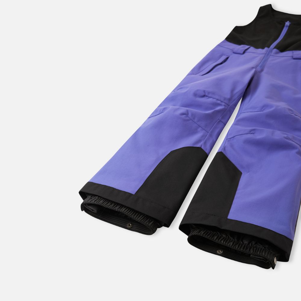 Reima Alppi Fleece Bib Kids Ski Pants, Breezy Violet
