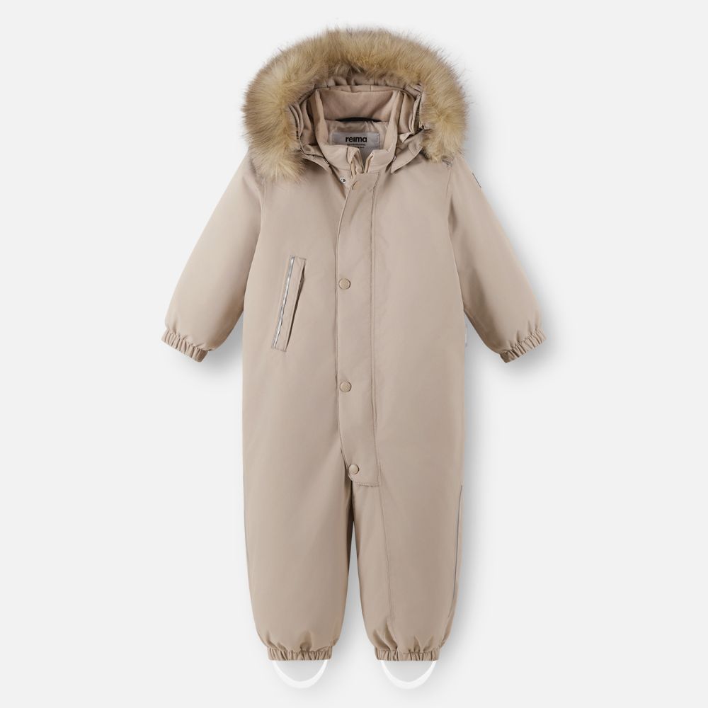 Reima Gotland Baby Snowsuit, Earthy Beige