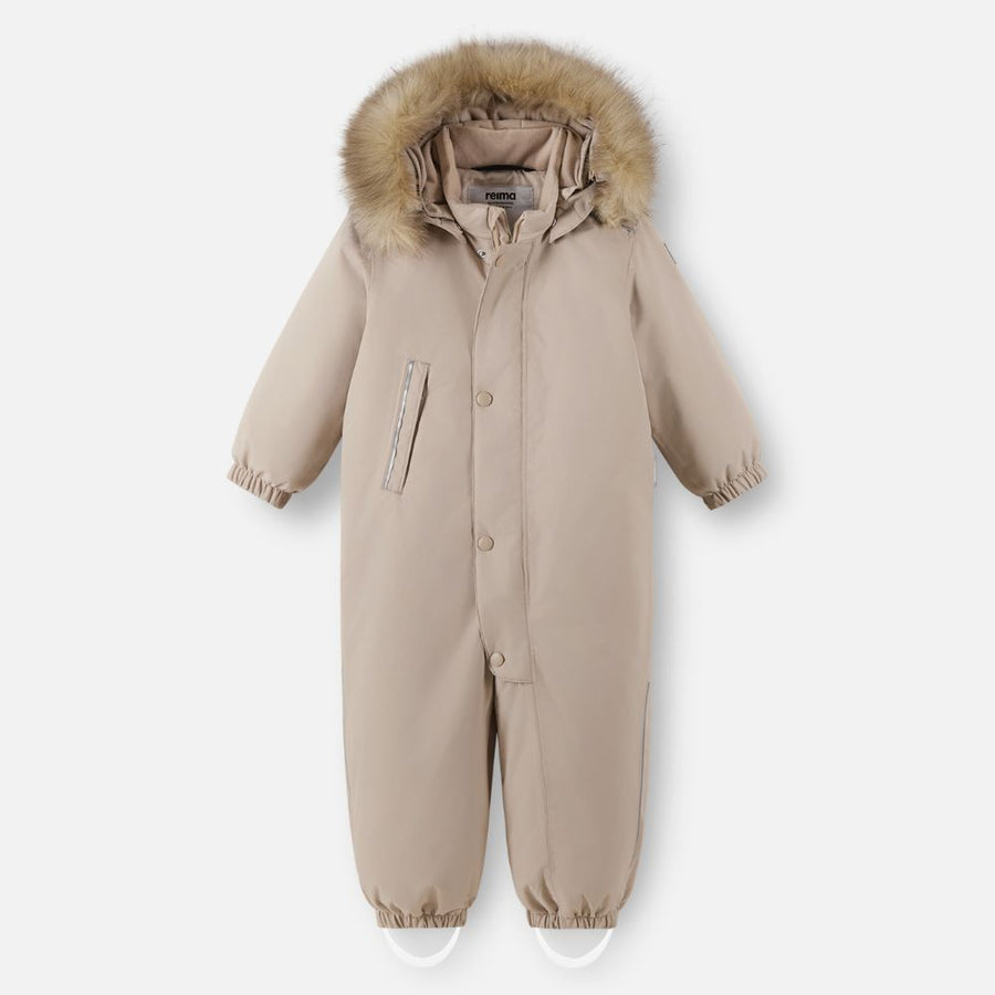 Reima Gotland Baby Snowsuit, Earthy Beige