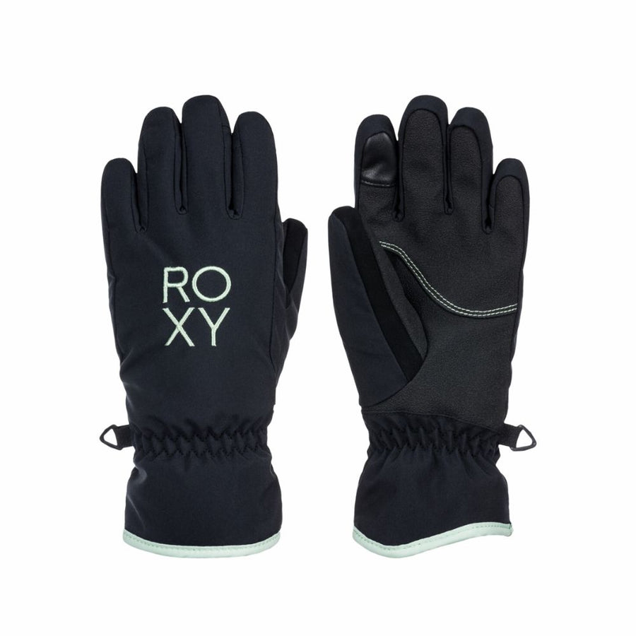 Roxy Freshfield Girls Ski Gloves 8-16 yrs - Black