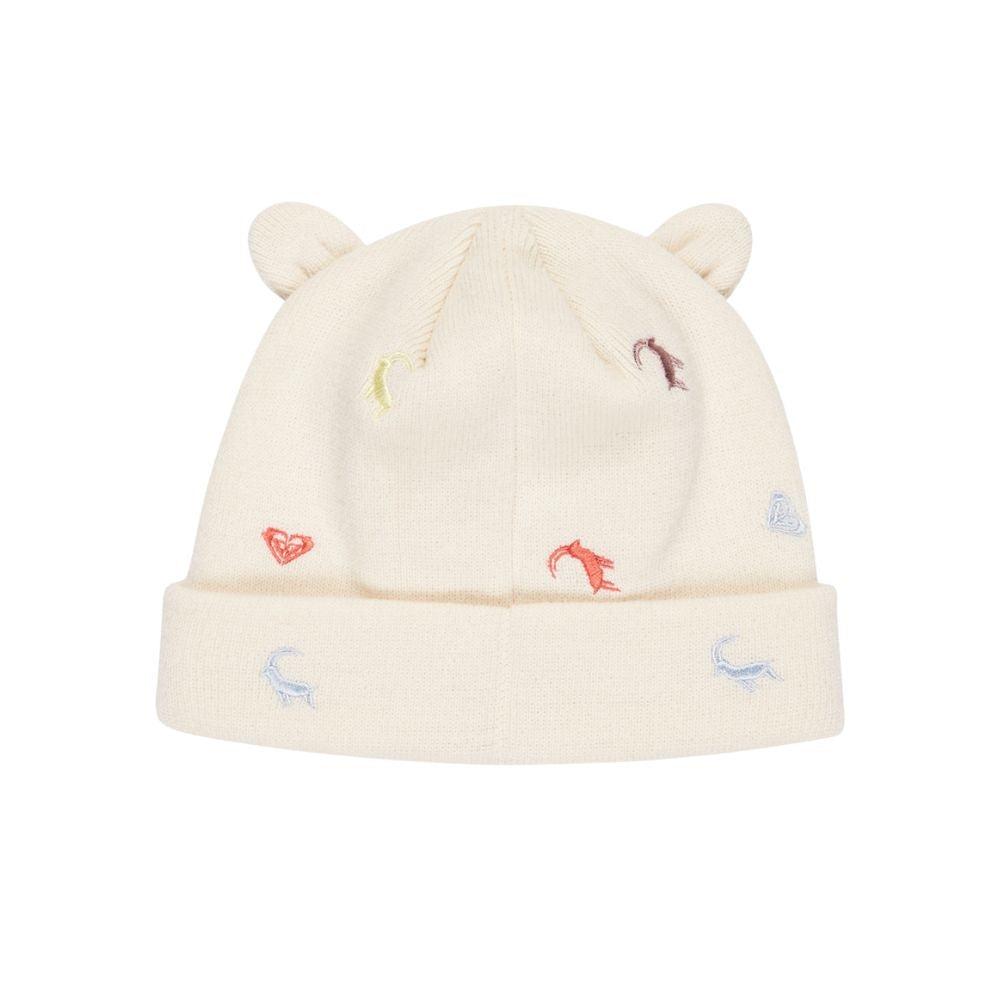 Roxy Girls Mini SnowMoon Ski Beanie - Whisper White