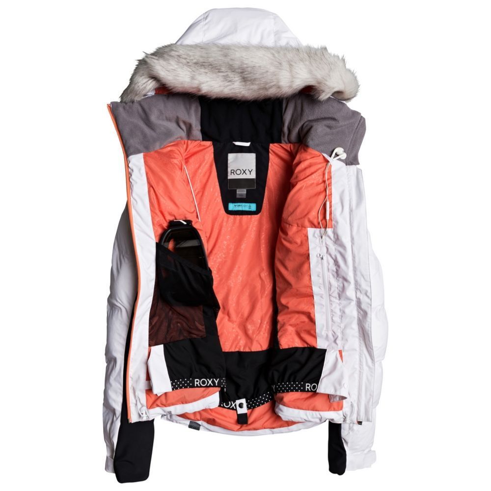 Chaqueta De Nieve Roxy Blizzard Impermeable Color Honey, Ultra