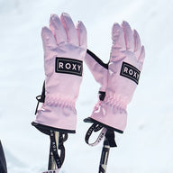 Roxy Freshfield Girls Ski Gloves 8-16 yrs - Rose Shadow