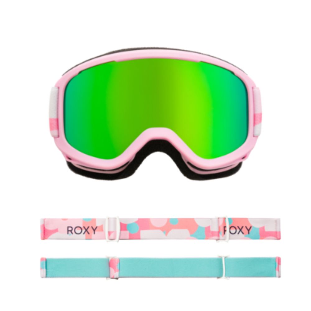 Roxy Sweetpea Girls Ski Goggles Prima Green Kid Ski Goggles Little Skiers