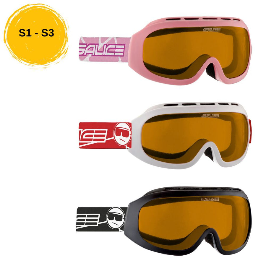 Salice Light Adaptive OTG Kids Ski Goggles (983) 3-6 years