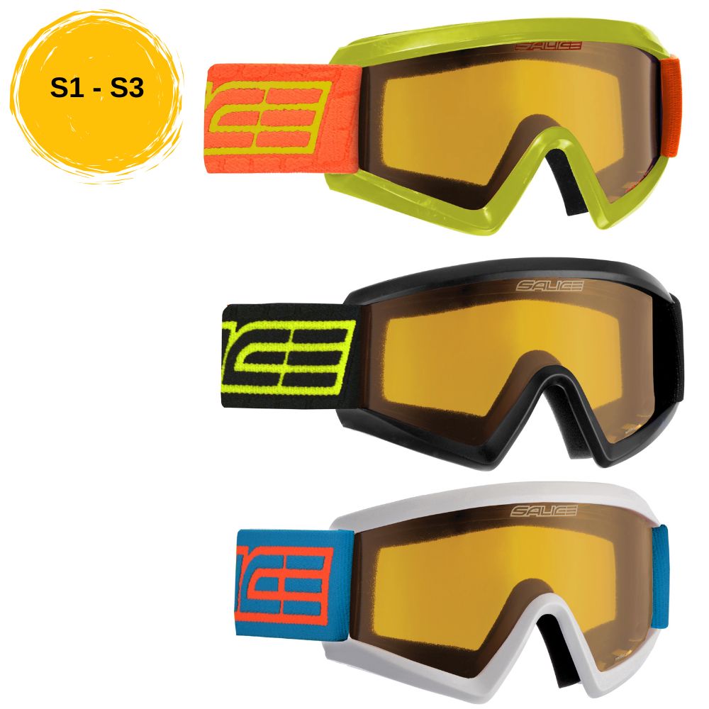 Salice Light Adaptive Kids Ski Goggles (997) 5-10 years