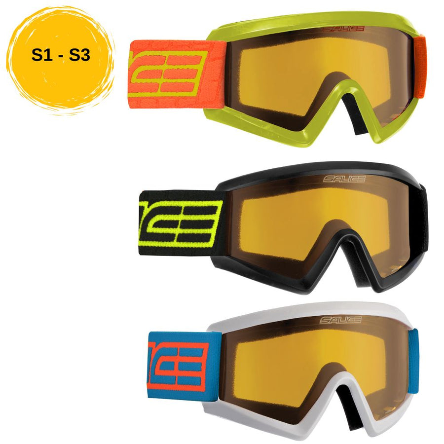 Salice Light Adaptive Kids Ski Goggles (997) 5-10 years