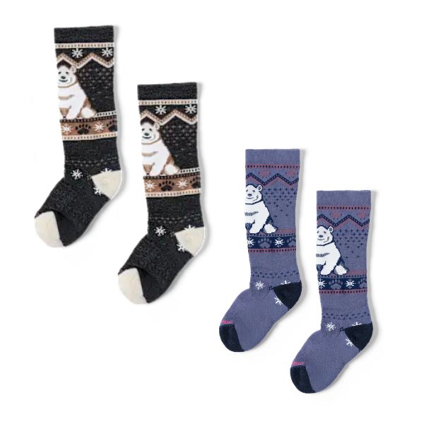 Smartwool Kids Wintersport Full Cushion Polar Bear Ski Socks
