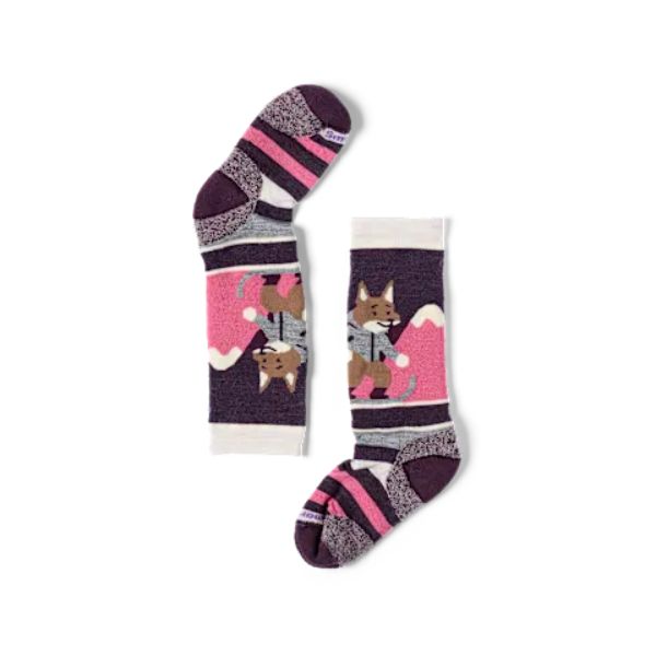extra warm kids ski socks with high merino content