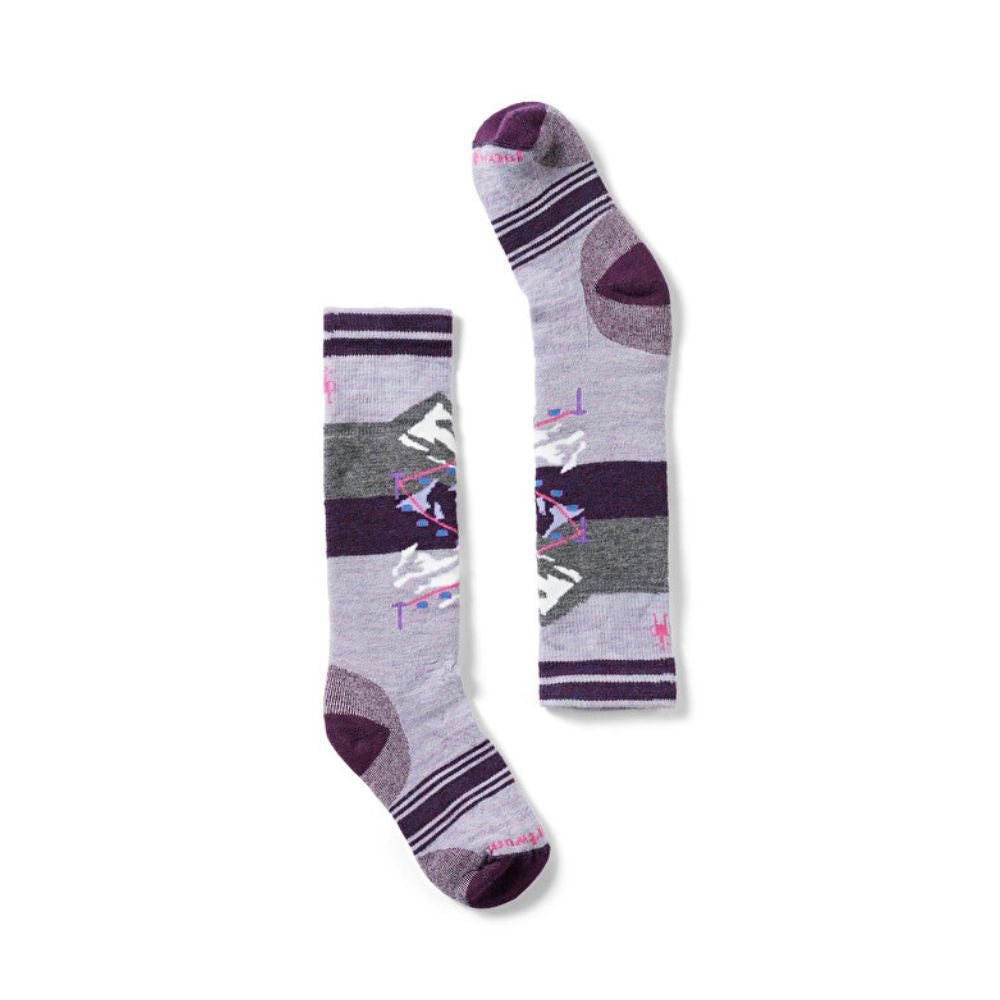 Smartwool Kids Wintersport Full Cushion Ski Socks - Gondola Purple Eclipse