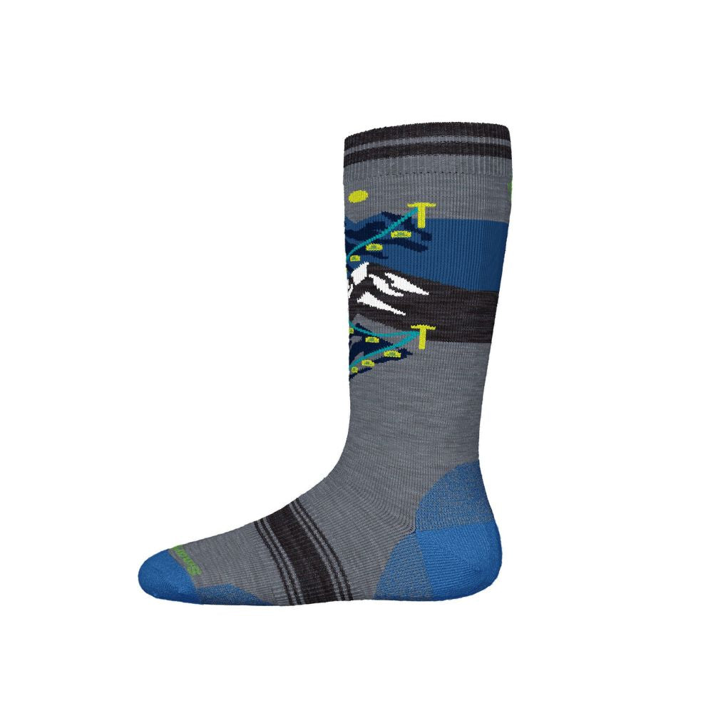 Smartwool Kids Wintersport Full Cushion Ski Socks - Gondola Medium Gray