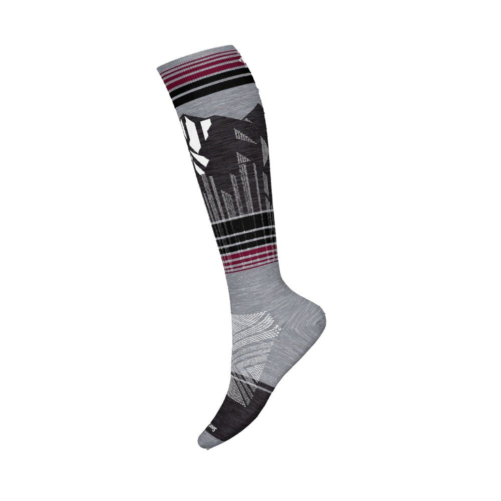Smartwool Mens Ski Socks Targetted Cushion Summit Shot - Light Grey