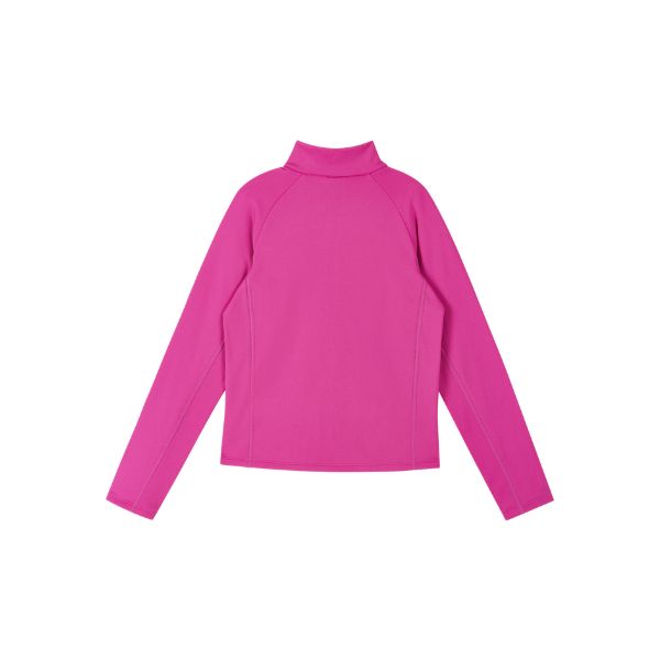 Warm Technical Mid Layer for skiing and snowsports - Reima Meriol Fleece, Fuchsia