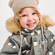 Toddler Snowsuit - Reima Lappi Waterproof Snowsuit, Greyish Green